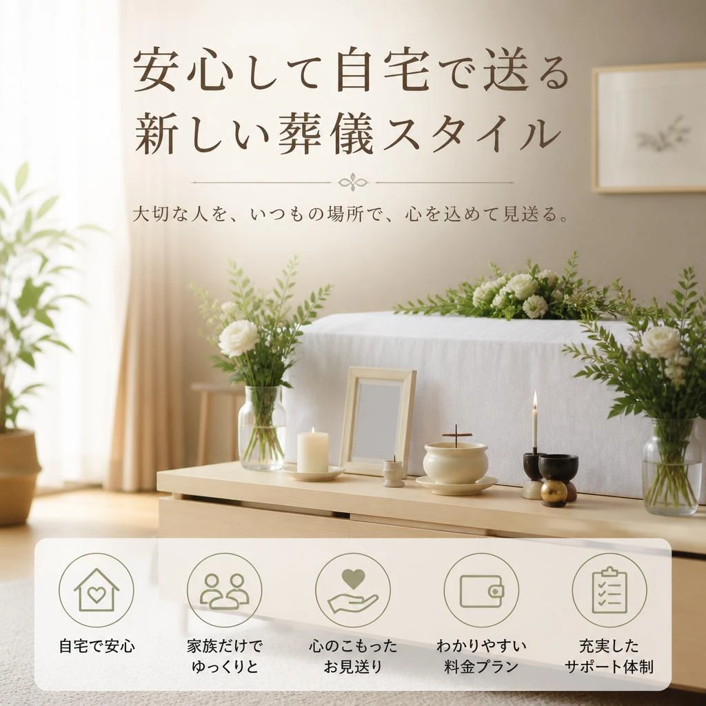 安心して自宅で送る新しい葬儀スタイル